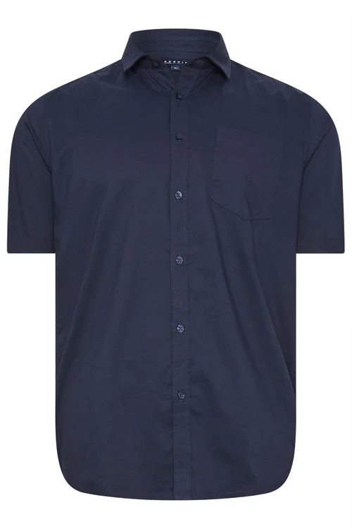 BadRhino Navy Blue Stretch Short Sleeve Shirt - XXL Image 3