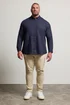 BadRhino Navy Blue Long Sleeve Oxford Shirt - 4XL Image 2