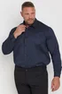 BadRhino Navy Blue Stretch Long Sleeve Shirt - Large Image 1