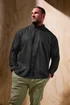 BadRhino Premium Black Long Sleeve Oxford Cotton Shirt - 5/6 XL Image 1