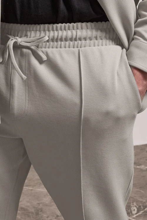 BadRhino Natural Brown Textured Jersey Joggers - 2XL Image 4