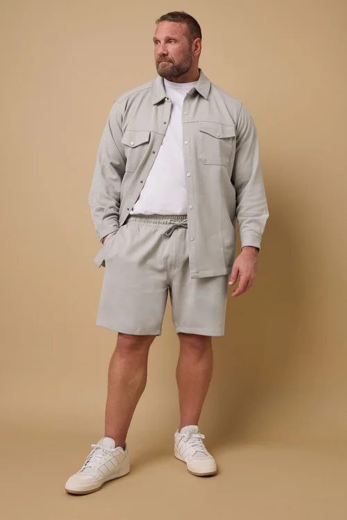 BadRhino Natural Brown Textured Jersey Shorts - XL Image 1