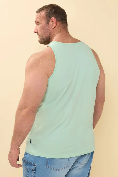 BadRhino Light Green Palm Beach Skull Vest - 7/8 XL Image 4