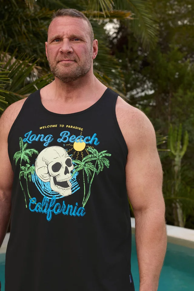 BadRhino Black California Skull Vest