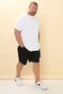 BadRhino Black Elasticated Cargo Denim Shorts - 3XL Image 4