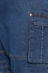 BadRhino Blue Elasticated Cargo Denim Shorts - 5-6XL Image 5