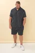 BadRhino Navy Blue Stripe Shorts - 3XL Image 3
