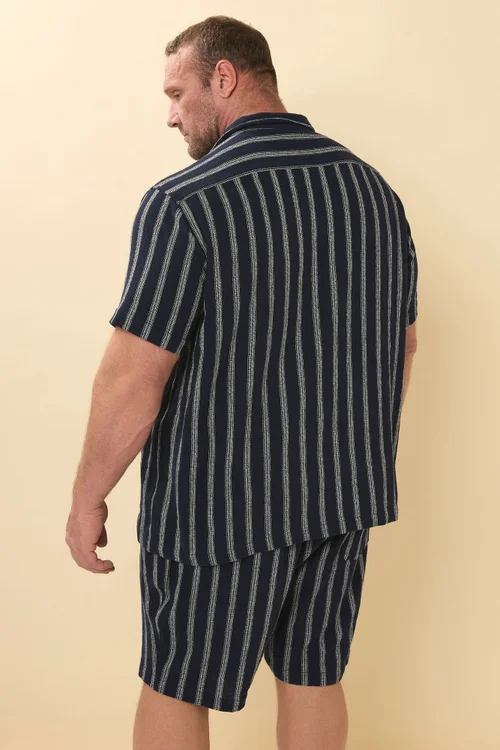 BadRhino Navy Blue Stripe Shorts - 3XL Image 4