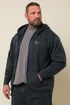 BadRhino Navy Blue 'Rest Day' Zip Through Hoodie - Extra Large Image 2