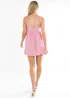 Gini London Pink Strap Detail Mini Dress - 10 Image 2