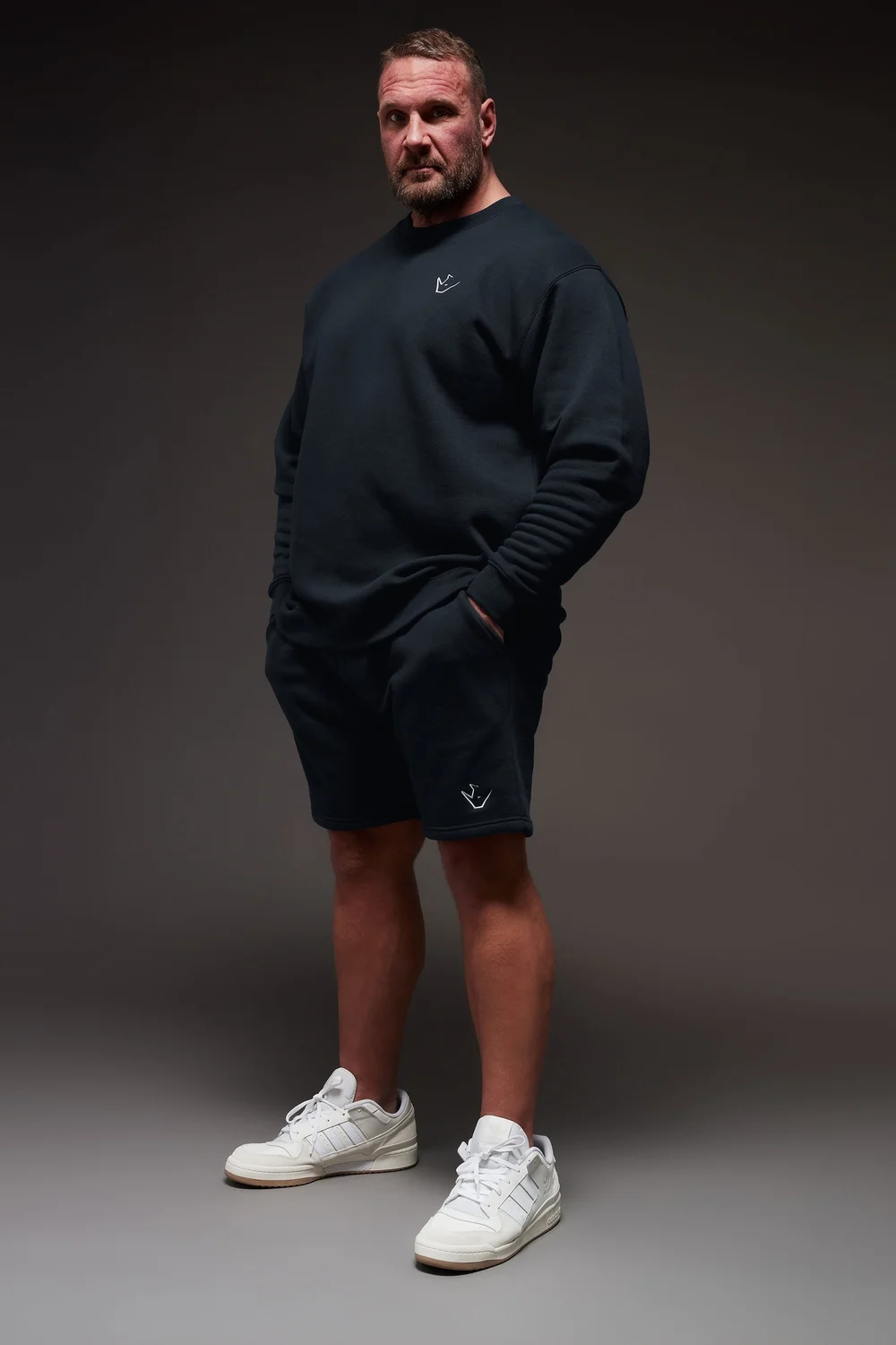 BadRhino Navy Blue Rest Day Shorts - 4XL Image 1