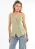 Gini London Sage Tall Asymmetric Bandeau Corset Top - 14 Image 3