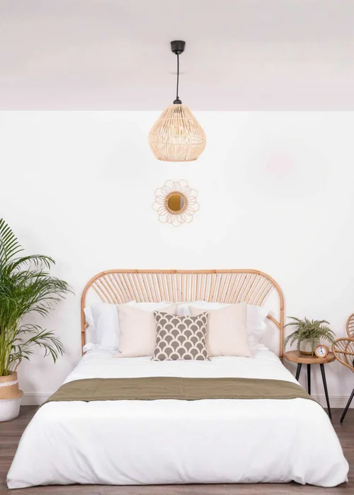 ValueLights Vine Natural Rattan Easy Fit Ceiling Lampshade - One Size Image 4