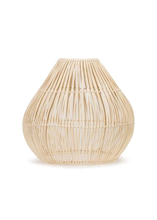 ValueLights Vine Natural Rattan Easy Fit Ceiling Lampshade - One Size Image 3