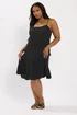 Yours Curve Black Crinkle Mini Dress - 20 Image 3
