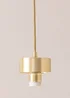 ValueLights Brianna Brushed Gold Cap Adjustable Pendant Ceiling Light - One Size Image 4