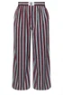 Yours Limited Collection Curve Blue Stripe Boxer Waist Trousers - 26-28 Image 5