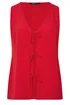 Yours Curve Red Bow Tie Front Waistcoat - Size 20 Image 5