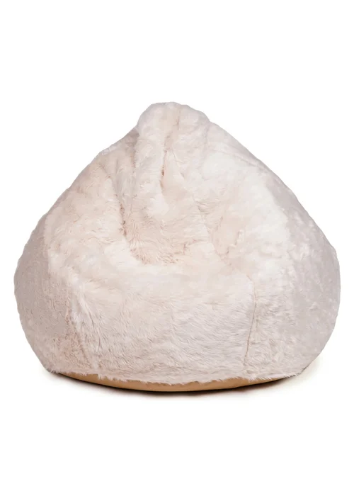 Kaikoo Cream XL Fur Areya Drum - One Size Image 1