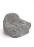Kaikoo Grey Bounce Chair Laser Cut Fur - One Size Image 3