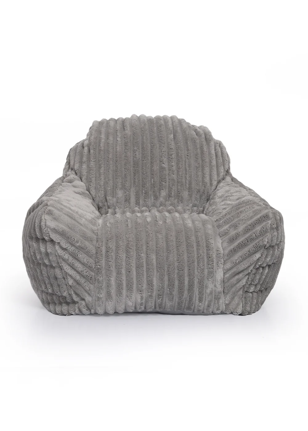Kaikoo Grey Bounce Chair Laser Cut Fur - One Size Image 1