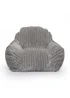 Kaikoo Grey Bounce Chair Laser Cut Fur - One Size Image 1