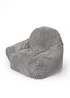 Kaikoo Grey Bounce Chair Laser Cut Fur - One Size Image 2