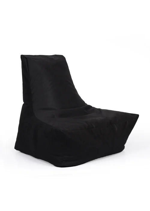 Kaikoo Black Brushed Large Slam Lounger Chair - One Size Image 3