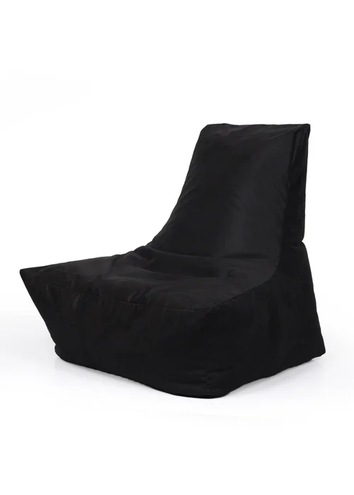 Kaikoo Black Brushed Large Slam Lounger Chair - One Size Image 2