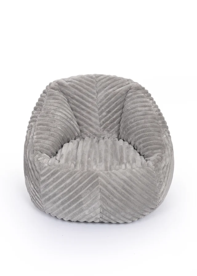 Kaikoo Grey Laser Cut Fur Large Chair