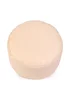 Kaikoo Cream Faux Leather Footstool - One Size Image 3