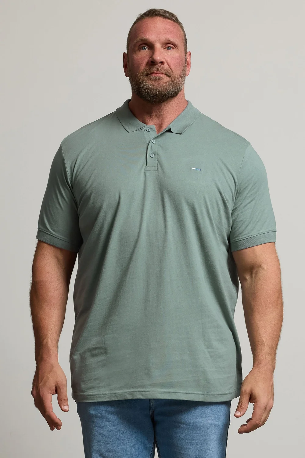 BadRhino Green Jersey Polo Shirt - 3XL Image 1