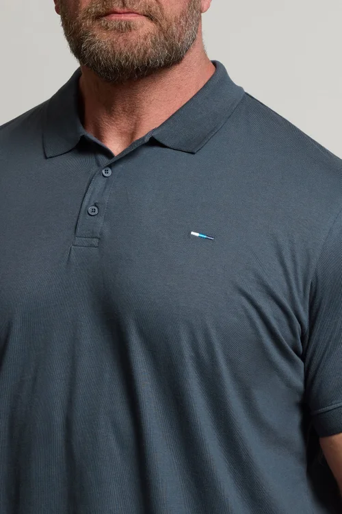 BadRhino Navy Blue Jersey Polo Shirt - Large Image 4