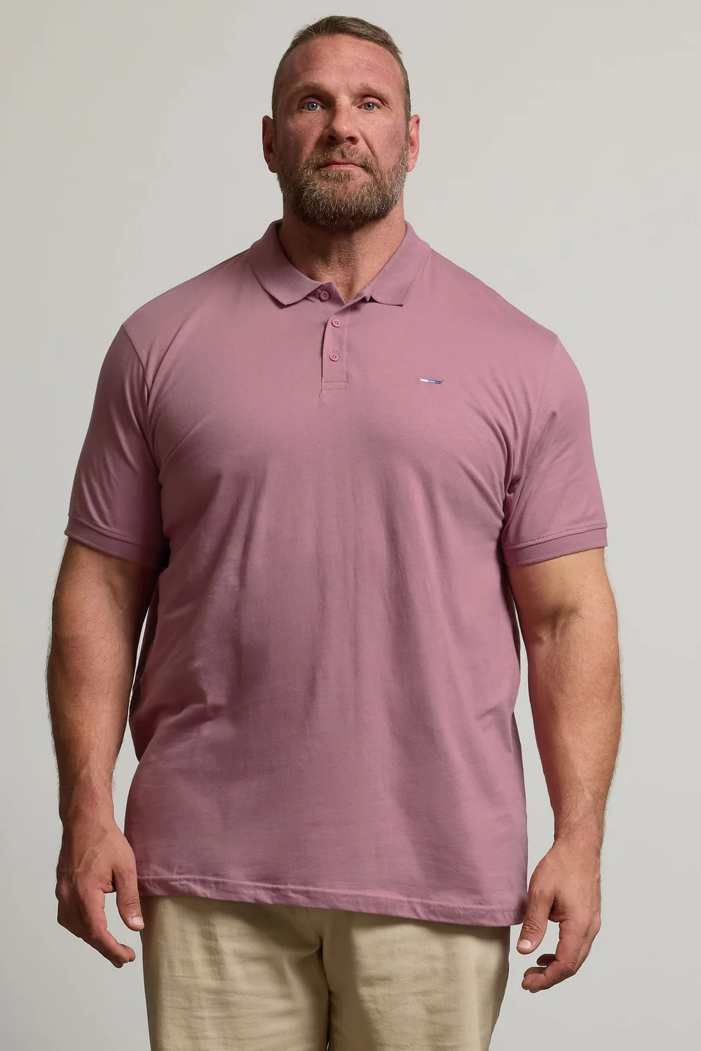 BadRhino Plum Purple Jersey Polo Shirt - Large Image 1