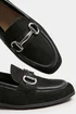 Yours Black Snaffle Loafer In Wide E Fit - 8 Wide Image 5