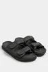 Yours Black Woven Strap Sandals In Extra Wide EEE Fit - 6 Extra Wide Image 2