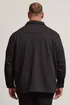 BadRhino Black Textured Jersey Shacket - 4XL Image 3