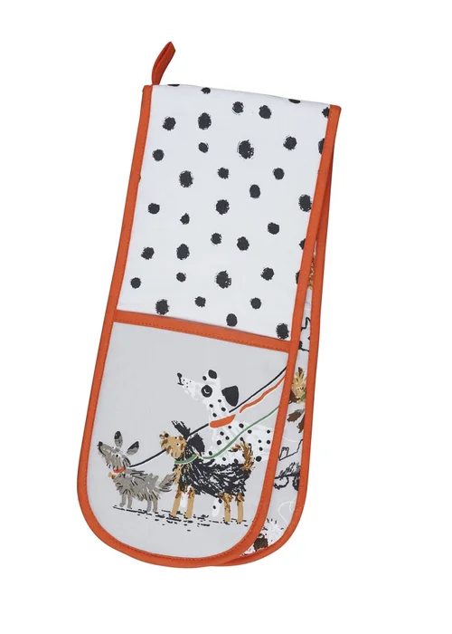 Ulster Weavers Dog Days Grey Double Oven Glove - One Size Image 1