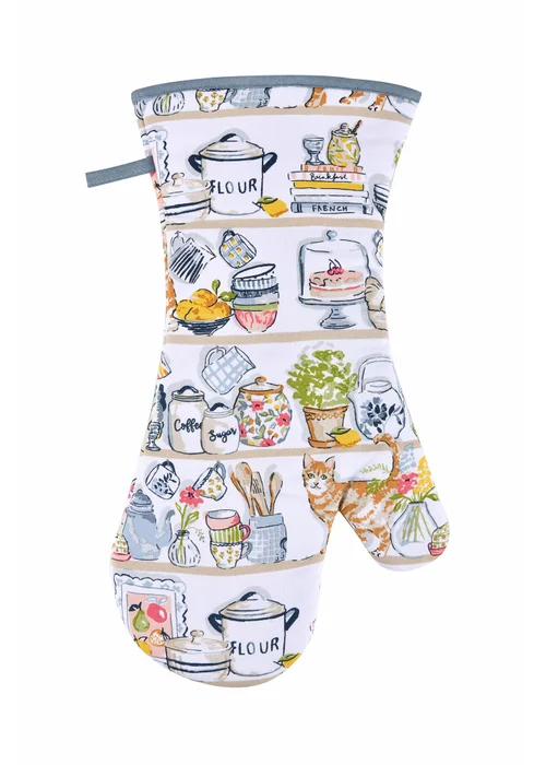 Ulster Weavers Pantry Cats Multi Colour Gauntlet Oven Glove - One Size Image 1