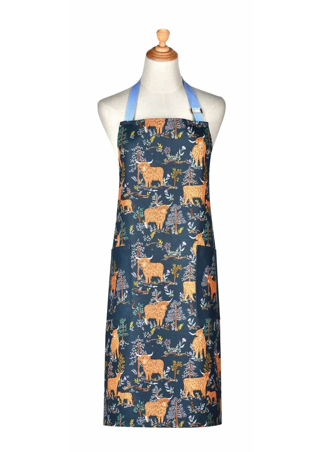 Ulster Weavers Connie the Cow Navy Apron - Cotton
