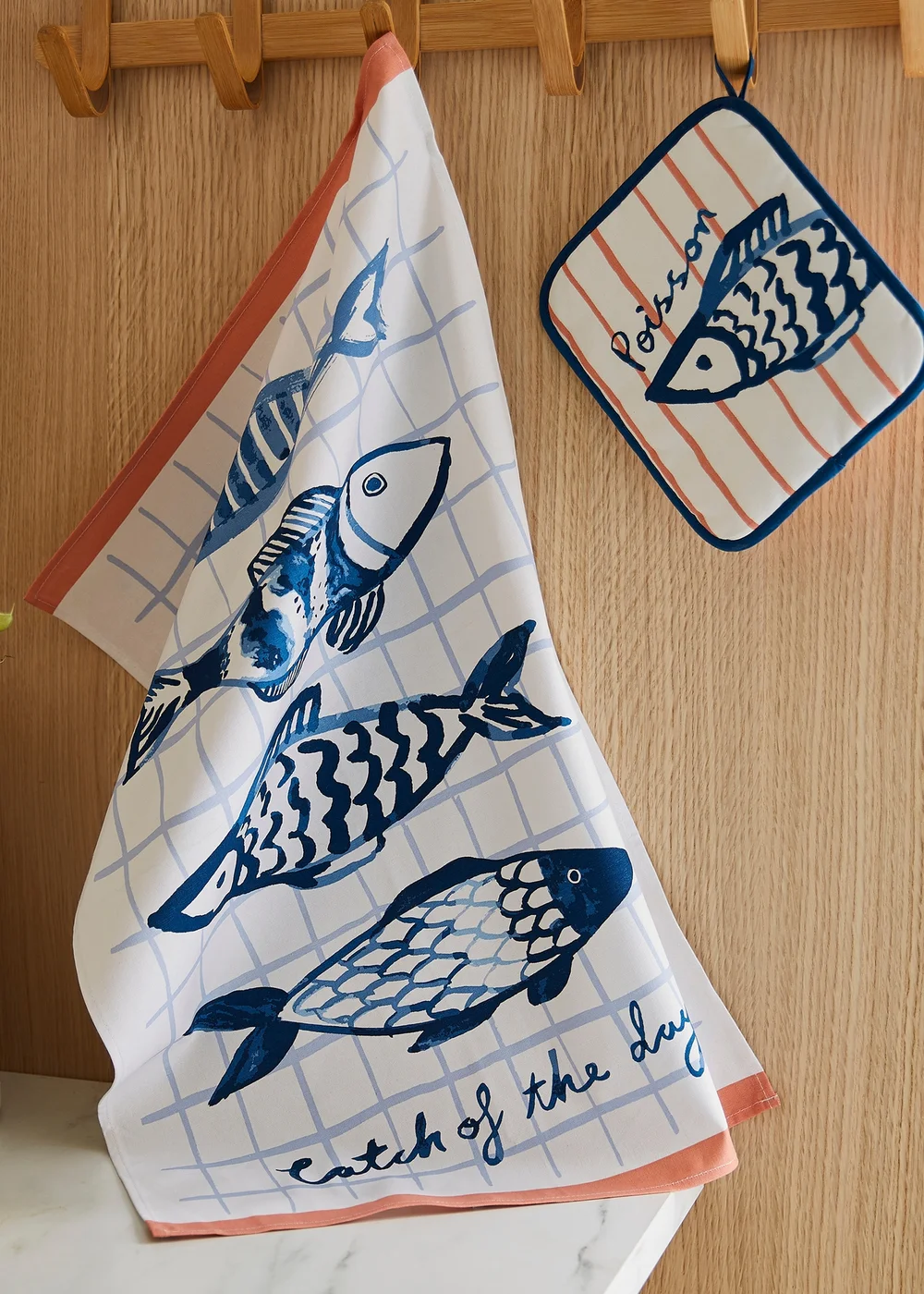 Ulster Weavers Catch of the Day Tea Towel - Cotton - One Size Image 2