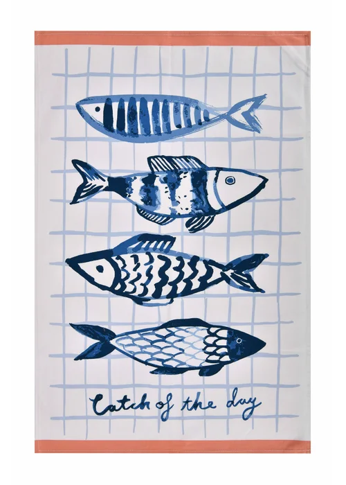 Ulster Weavers Catch of the Day Tea Towel - Cotton - One Size Image 1