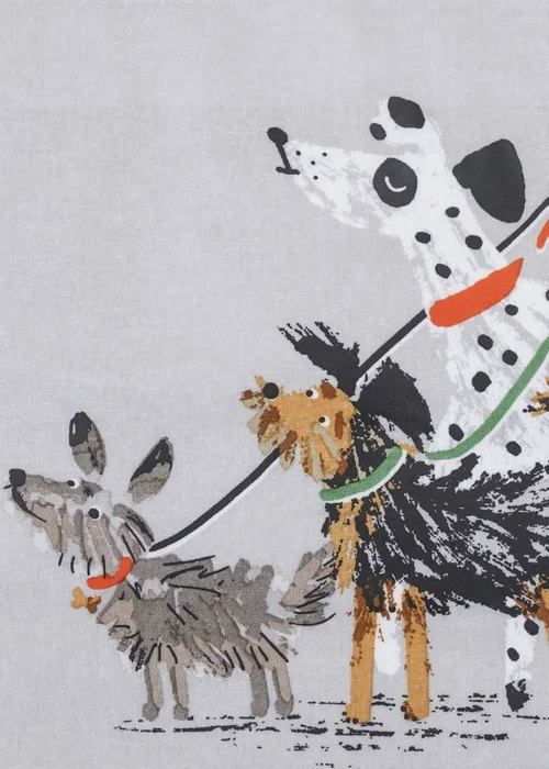 Ulster Weavers Dog Days Grey Tea Towel - Cotton - One Size Image 4