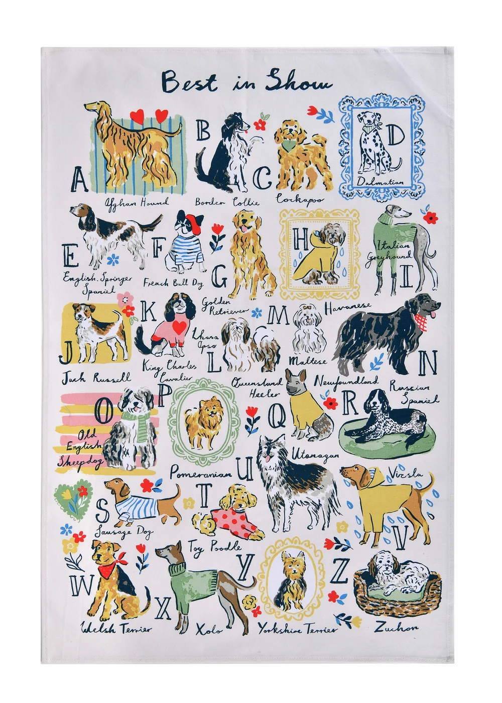 Ulster Weavers Best In Show Dog Multi Colour Tea Towel - Cotton - One Size Image 1
