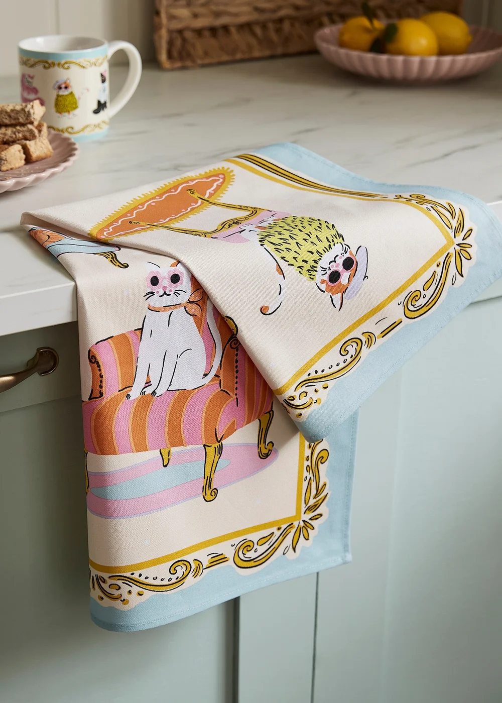 Ulster Weavers Cool Cats Multi Colour Tea Towel - Cotton - One Size Image 2