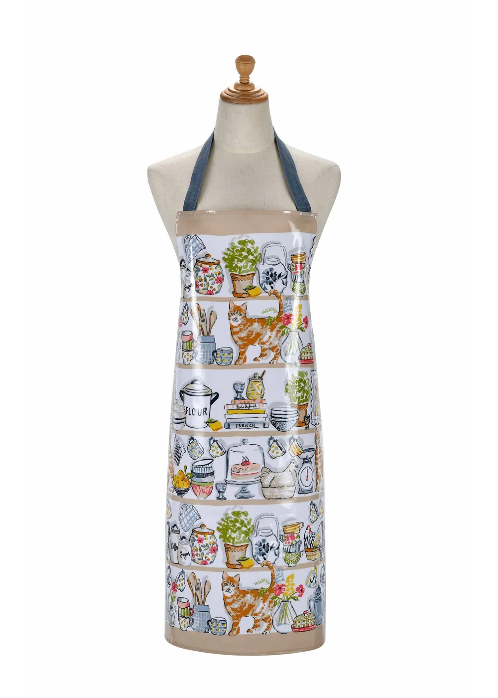 Ulster Weavers Pantry Cats Multi Colour Apron - PVC/Oilcloth - One Size Image 1