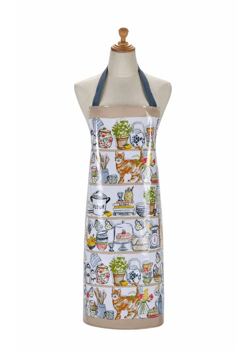 Ulster Weavers Pantry Cats Multi Colour Apron - PVC/Oilcloth - One Size Image 1