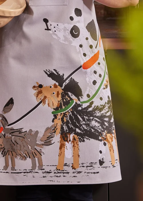 Ulster Weavers Dog Days Grey Apron - Cotton - One Size Image 3