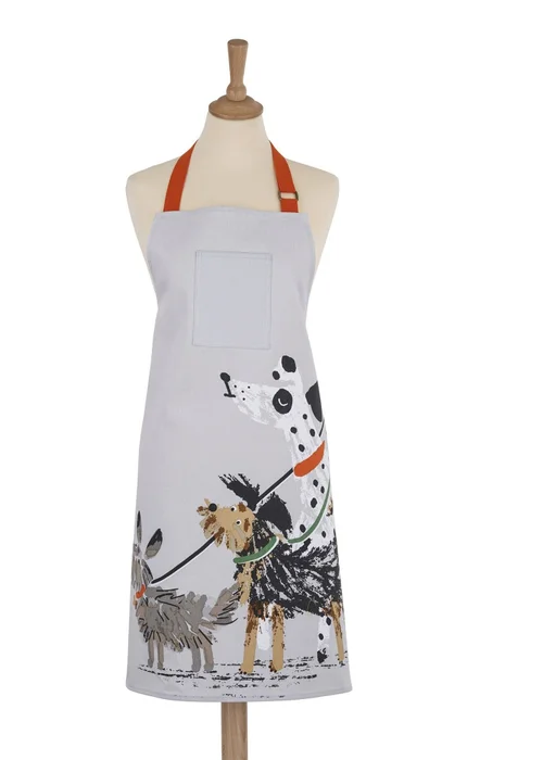 Ulster Weavers Dog Days Grey Apron - Cotton - One Size Image 1