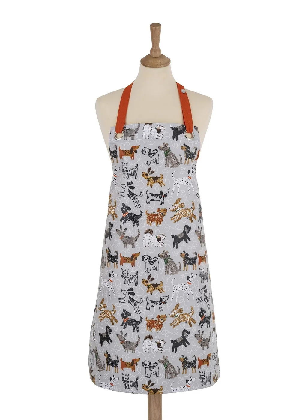 Ulster Weavers Dog Days Grey Apron - PVC/Oilcloth - One Size Image 1